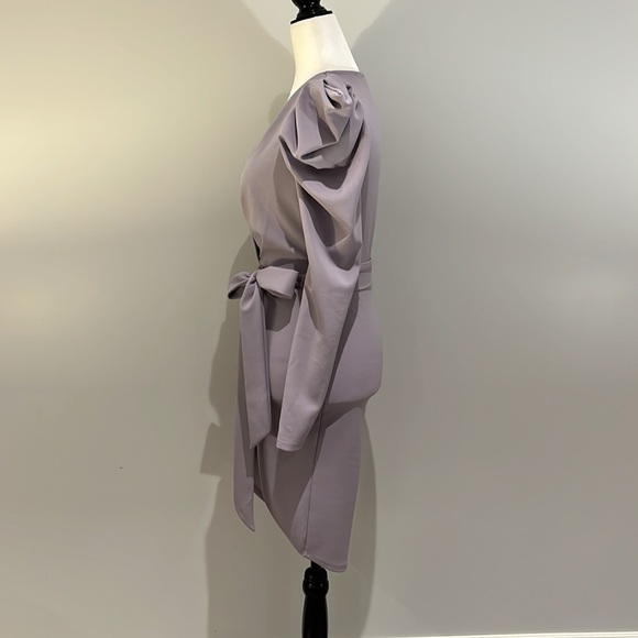 A3 Design Lilac Long Sleeved Dress - Picture 9 of 12